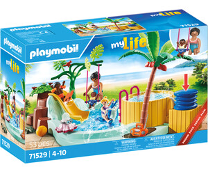Playmobil Playmobil 71529 Vacanciers avec piscine et bain à bulles 4008789715296