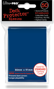 Ultra PRO Protecteurs de cartes Standard bleu sapphire métallique 66x91mm 50ct 074427844523