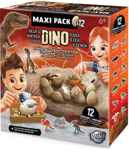 Buki Buki dino - oeufs de dinos à gratter Maxi pack 3700802104629