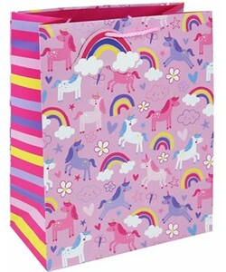 Lamarche Importation Sac cadeau Arc-en-ciel large 26,5 x 14 x 33 cm 5033601021803