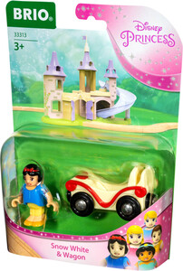 BRIO Brio Train en bois Disney Princess Blanche-Neige et wagon 33313 7312350333138