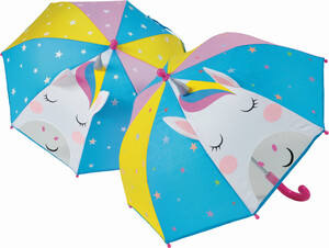 Floss and Rock Parapluie 3D Rainbow Unicorn Umbrella 5055166357364