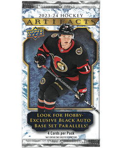 Upper Deck Upper DECK Artifacts Hockey Hobby 23/24 Booster (DD) 053334148757