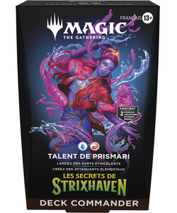 Wizards of the Coast MTG secrets of strixhaven - commander prismari (francais) MTG