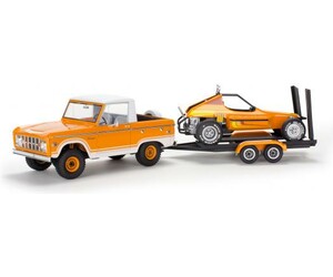 Revell Modèle à coller FORD BRONCO HALF CAB w dune buggy/trailer, 1/25 031445072284