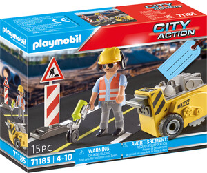 Playmobil Playmobil 71185 Set cadeau Ouvrier avec scie de sol 4008789711854