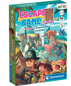 Clementoni Escape game (fr) pocket junior zoo & pirates 8005125528134