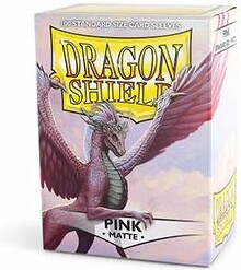 Dragon Shield Protecteurs de cartes mtg Dragon Shield Matte Pink (rose) 67x91mm 100ct 5706569110123