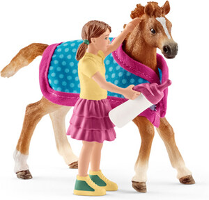 Schleich Schleich 42361 Poulain avec couverture 4059433573694