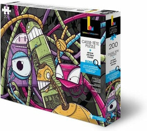 L'atelier de Lalita Casse-tête 200 Puzzle Friendly Robots for boys and girls 627687002877