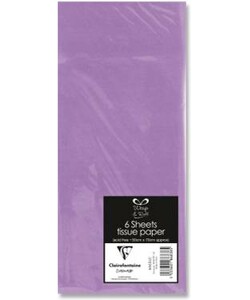 Lamarche Importation Papier de soie sachet 6 feuilles 50 x 70 cm lilas 5033601868385