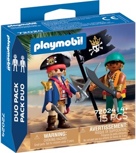 Playmobil Playmobil 72024 Pirates avec drapeau 4008789720245