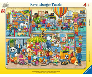 Ravensburger casse-tête Casse-tête 35 Carton encadré - Animal Toy Store 4005556056644