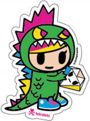 tokidoki autocollant Lil terror multicolor 818310029426