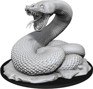 NECA/WizKids LLC Dnd unpainted minis wv13 giant constrictor snake 634482901649