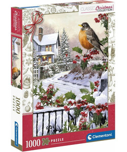 Clementoni Casse-tête 1000 rouge et buisson de houx 8005125815012
