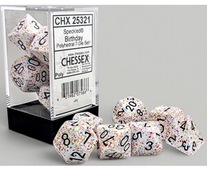Chessex Dés d&d 7pc Speckled birthday 601982075866