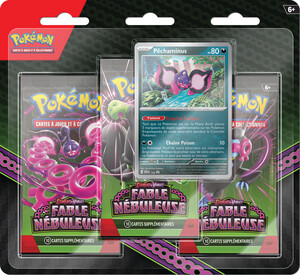 Pokémon Pokemon Scarlet & Violet Shrouded Fable - 3pk Blister Pecharunt (francais) 820650559556