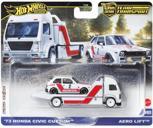 Hot Wheels Hot Wheels premium - Team Transport 73 Honda Civic Custom Aero Lift #80 194735263714