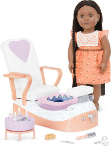 Poupées Our Generation Ensemble OG - Chaise de spa "Yay, Spa Day!" pour poupée de 46 cm 062243452220