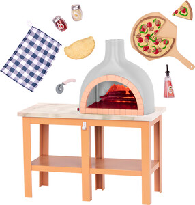 Poupées Our Generation Accessoires OG - Four à pizza "Pizza Oven" pour poupée de 46 cm 062243437623