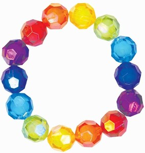 Creative Education Bijou Chunky Bobble Multicolour Bracelet 771877840746