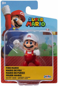 JAKKS Pacific Figurine Articulé 2.5" Nintendo SuperMario (Mario de feu) 039897782799