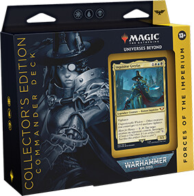 Wizards of the Coast MTG Warhammer 40K Collector Forces of the Imperium Commander Deck 