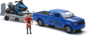 New-Ray Toys Pick-up et Motoneige Polaris 093577374063