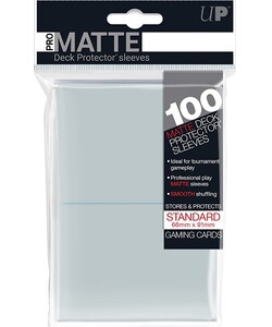 Ultra PRO Protecteurs de cartes Standard PRO-Matte 100ct 66x91mm transparent (clear) 074427847319