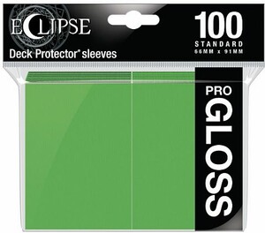 Ultra PRO Protecteurs de cartes mtg Eclipse PRO-Gloss Vert Lime 100ct 074427156060