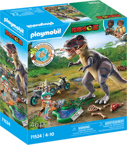 Playmobil Playmobil 71524 Explorateur avec moto et tyrannosaure 4008789715241