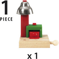 Brio Train Brio Train en bois Signal Cloche Magnétique 33754 7312350337549