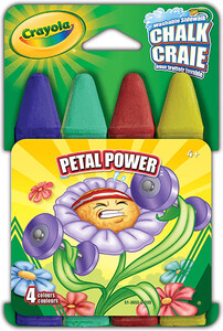 Crayola craies de trottoir lavables Petal Power 4 063652365507