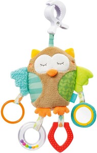 Fehn Peluche activités d'éveil 25cm Hibou d'éveil 4001998071160