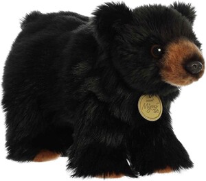Aurora Miyoni - black bear cub 10" 092943264175