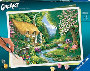 Ravensburger CreArt Peinture à numéro CreART Maison sur la rivière 4005556201549
