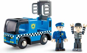 Hape Train de bois - Police car w/siren 6943478025448