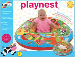 Galt Toys Playnest coussin gonflable matelassé d'activités de la ferme (beigne/tube) 5011979558046