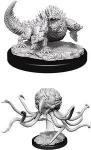 NECA/WizKids LLC Dnd unpainted minis wv11 grell and basilisk 634482900222