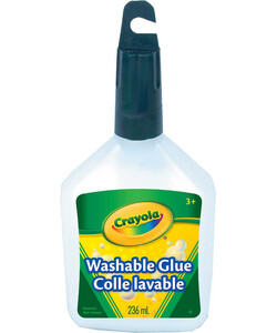 Crayola colle lavables blanche 236ml 063652110800