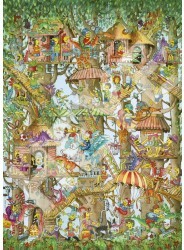 Heye Casse-tête 1000 Tree Lodges 4001689299903