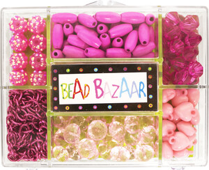 Bead Bazaar Perles et chaines roses 633870005051
