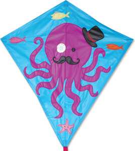 Premier Kites Cerf-volant monocorde Losange 30" pieuvre 630104152543