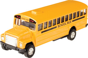 Toysmith Autobus scolaire 5" métal à rétro-friction (unité) 085761932685