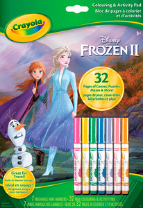 Crayola La Reine des neiges 2 - Bloc à colorier et activités 063652589200