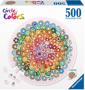 Ravensburger Casse-tête 500 cercle de couleurs - Beignets 4005556173464
