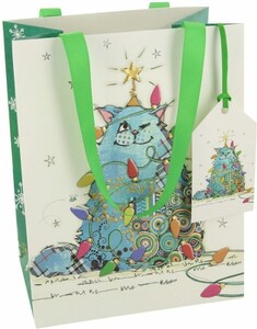 Bug Art Sac cadeau Chat Noël (13″ x 10.2″ x 5.3″) 5056053245054