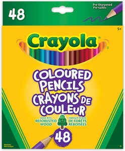 Crayola Crayons de couleur en bois (48) 063652204806