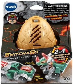 VTech Switch & Go® Hatch-a-Dino Triceratops (fr) 3417765593055